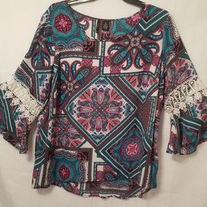 Beautiful New Directions Woman Boho blouse 3x